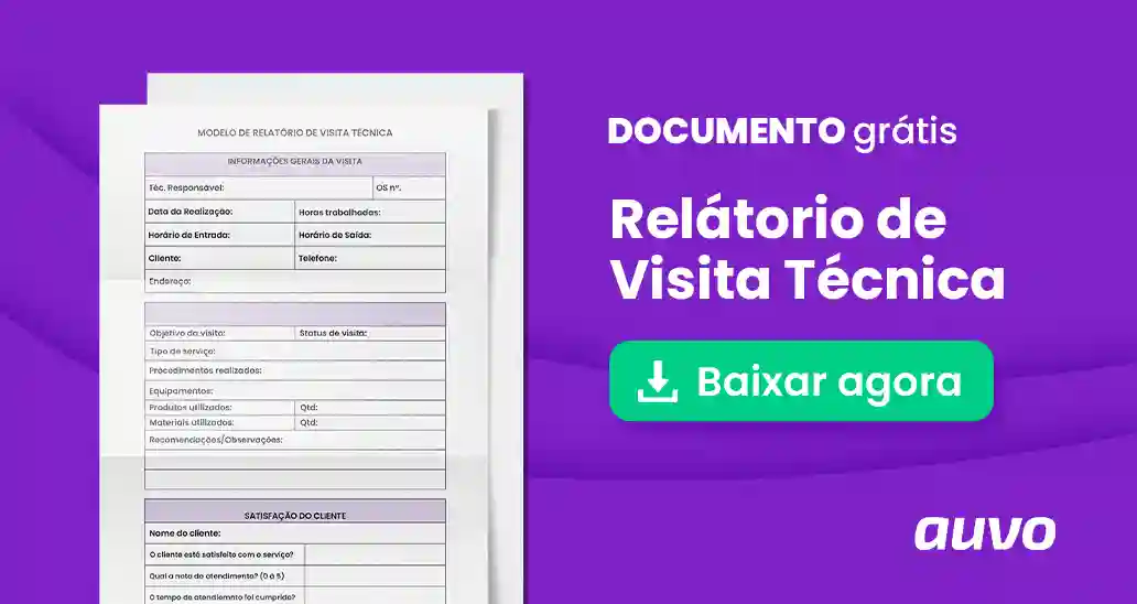 Como Fazer Um Modelo De Relatório De Visita Técnica Modelo Editável